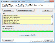 Windows Live Mail to Apple Mail screenshot